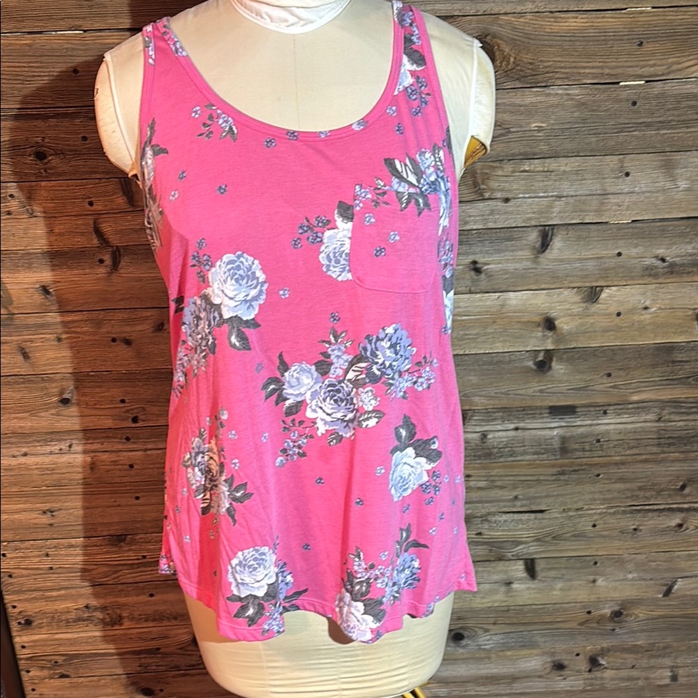 Torrid Pink Relaxed Sleeveless Tank Top